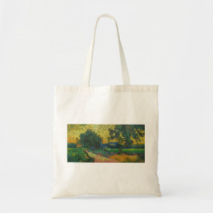 Tote Bag Vincent van Gogh - Paysage à Twilight