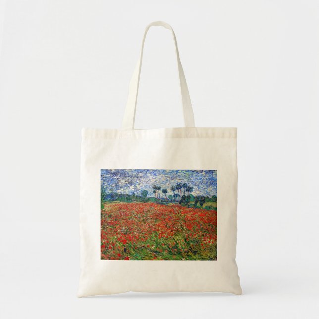 Tote Bag Vincent van Gogh - Poppy Field (Devant)