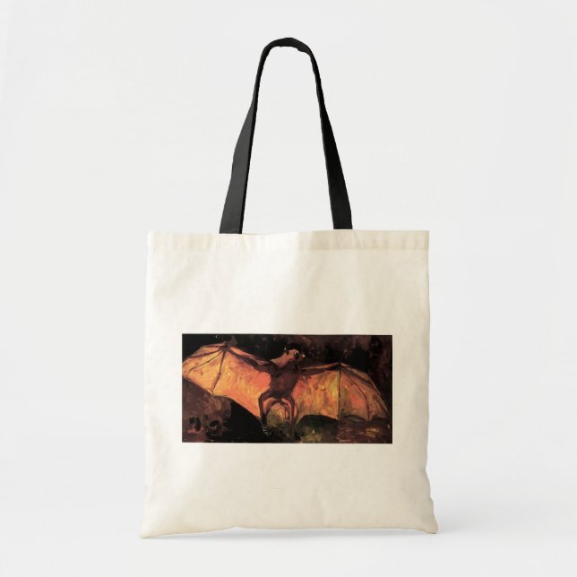 Tote Bag Vincent Van Gogh - Renard volant - Art d'Halloween (Devant)