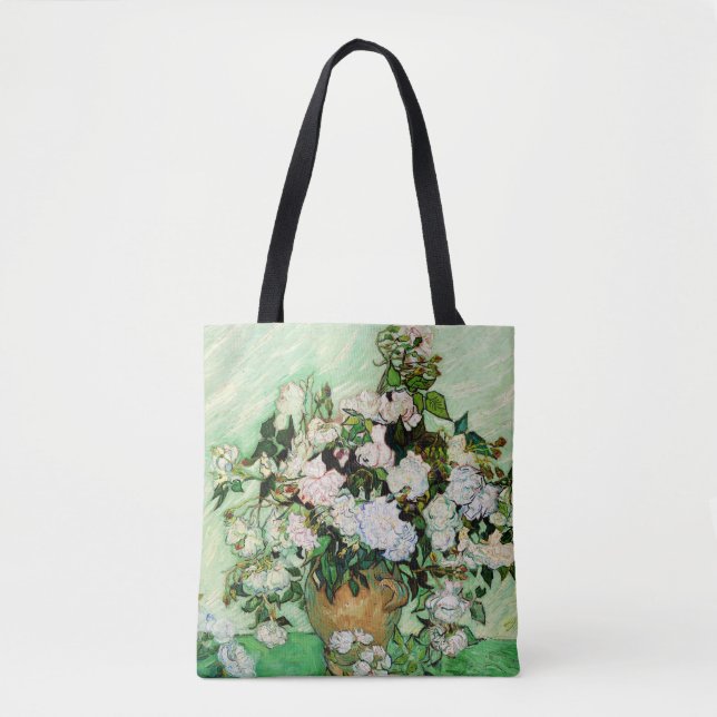 Tote Bag Vincent Van Gogh Roses (1890) (Devant)