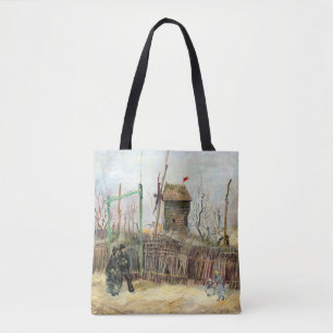 Tote Bag Vincent van Gogh - Scène de rue à Montmartre