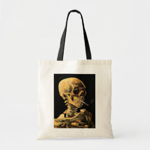 Tote Bag Vincent Van Gogh - Skull With Burning Cigarette