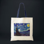 Tote Bag VINCENT VAN GOGH - Starry night 1889<br><div class="desc">VINCENT VAN GOGH - Starry night 1889Huile sur toile</div>