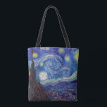 Tote Bag VINCENT VAN GOGH - Starry night 1889<br><div class="desc">VINCENT VAN GOGH - Starry night 1889Huile sur toile</div>