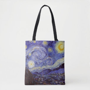 Tote Bag Vincent Van Gogh Starry Nuit Vintage Art