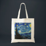 Tote Bag Vincent Van Gogh Starry Nuit Vintage Art<br><div class="desc">Vincent Van Gogh Starry Nuit Vintage Art Sac fourre-tout</div>