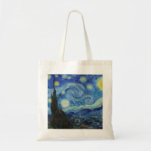 Tote Bag Vincent Van Gogh Starry Nuit Vintage Art