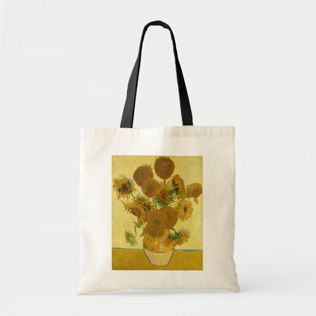 Tote Bag Vincent van Gogh - Vase avec quinze tournesols (Devant)