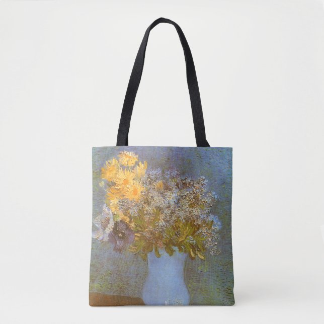 Tote Bag Vincent van Gogh Vase de Lilacs, Daisées, Anémones (Devant)
