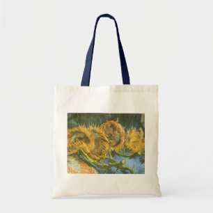 Tote Bag Vincent van Gogh - Vie morte : Quatre tournesols c