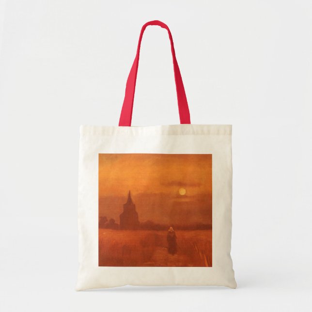 Tote Bag Vincent van Gogh - Vieille tour dans les champs (Devant)