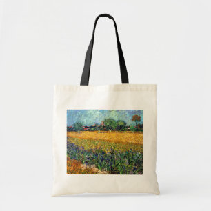 Tote Bag Vincent Van Gogh - Vue d'Arles avec des iris