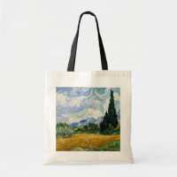Vincent Van Gogh Wheat Field With Cypresses