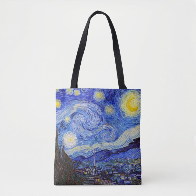 Tote Bag Vincent Willem van Gogh , “ Starry Night ” (Devant)