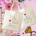 Tote Bag Vino Avant Vows Bridesmaid Bachelorte Party<br><div class="desc">Vino Before Vows Bridesmaid Nom Bachelorette Party. Vino avant Vows sur l'avant et Bridesmaid sur l'arrière sont dans un ensemble élégant script - d'autres rôles sont également disponibles dans cette collection. Le reste du texte que vous pouvez facilement personnaliser.</div>