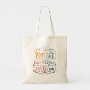 Tote Bag Vintage 1984 Edition Limitée Chemise 40 ans 40T