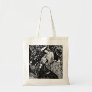 Tote Bag Vintage âgée mère fille petite-fille Fourre-tout