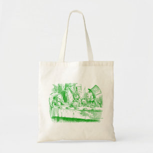 Tote Bag Vintage Alice au Wonderland Tea Party