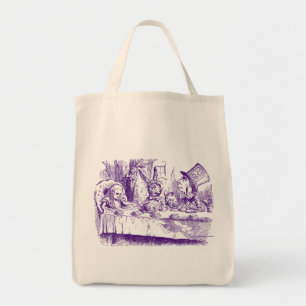 Tote Bag Vintage Alice au Wonderland Tea Party