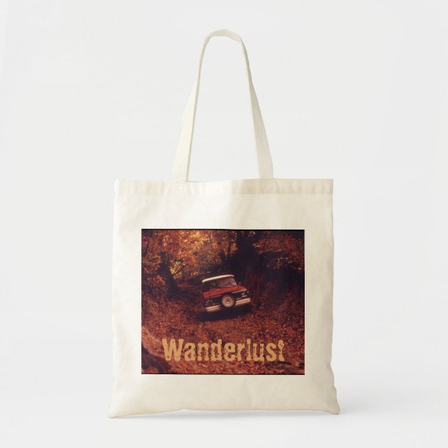 Tote Bag Vintage Americana Wanderlust (Devant)