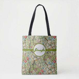 Tote Bag Vintage Antique William Morris Floral Imprimer