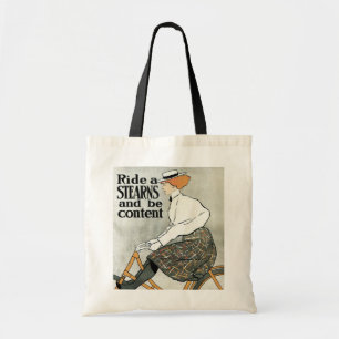 Tote Bag Vintage Art Nouveau, Roulez sur des vélos Sterns B