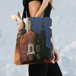Tote Bag Vintage Boston, Massachusetts La chevauchée de Pau
