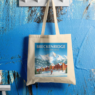 Tote Bag Vintage Breckenridge Colorado