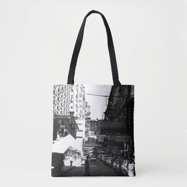 Tote Bag Vintage Chine Hong Kong (Devant)