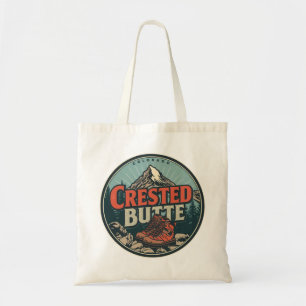 Tote Bag vintage crested butte colorado montagne extérieur