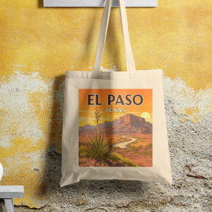 Tote Bag Vintage El Paso Texas