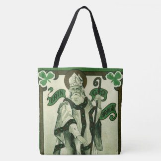 Tote Bag Vintage - Erin Go Bragh - Vœux de la Saint-Patrick