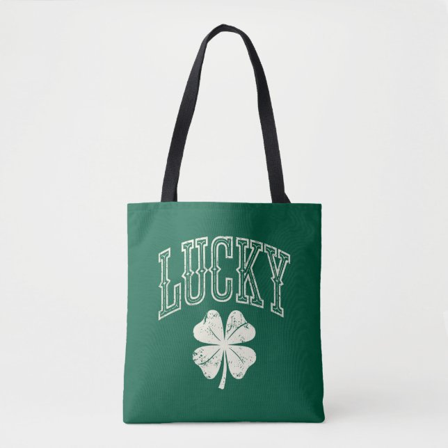 Tote Bag Vintage fête de la St Patrick (Devant)