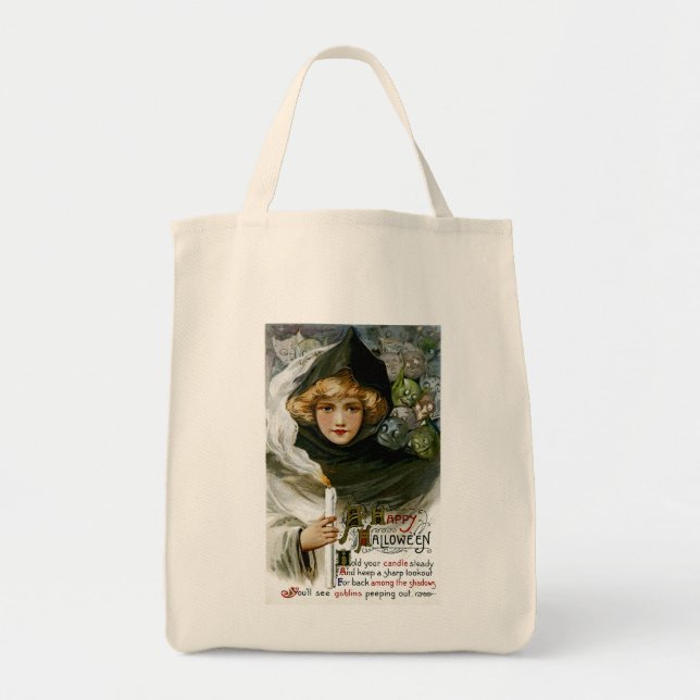 Tote Bag Vintage Halloween (Devant)