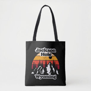 Tote Bag Vintage Jackson Hole Wyoming