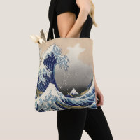 vintage japonais art paysage océanique grande vagu