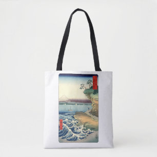 Tote Bag Vintage japonais Ukiyo-e Art Boushu hota no kaigan
