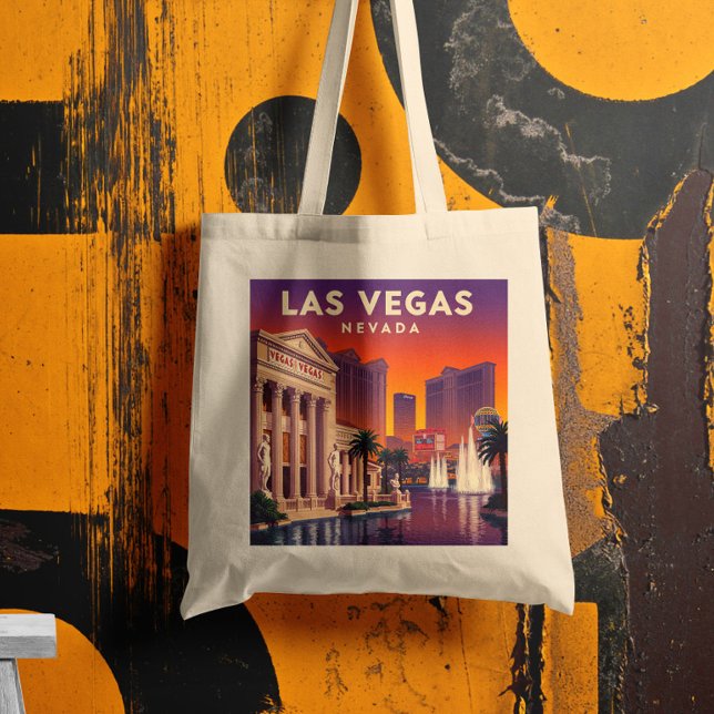 Tote Bag Vintage Las Vegas Nevada (Créateur téléchargé)