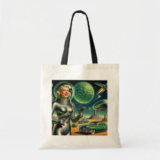 Tote Bag Vintage Laser Beam Pin-Up 