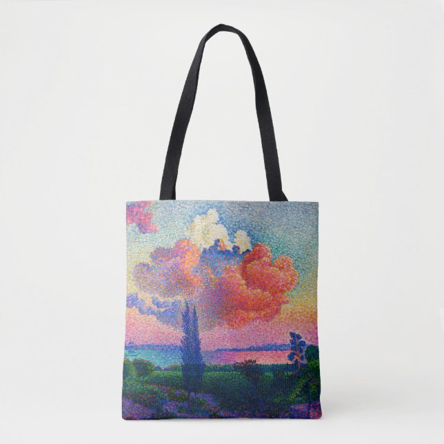 Tote Bag Vintage Le nuage rose (1896) (Devant)