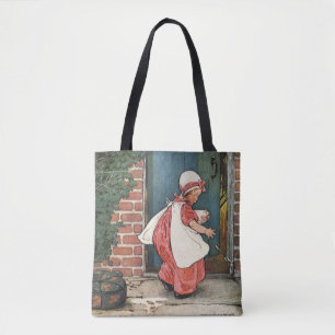Tote Bag Vintage Little Miss Muffet Araignée Comptine Pour