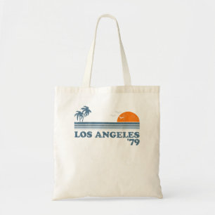 Tote Bag Vintage Los Angeles California Retro Sunset Surfin