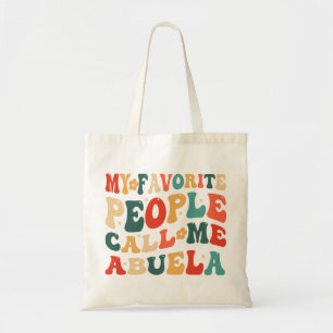 Tote Bag Vintage Mes Gens Favoris M'Appelez Abuela Retro Mo