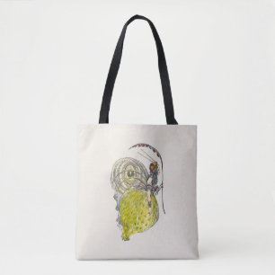 Tote Bag Vintage Mignonne Imaginaire Papillon Fée avec aile