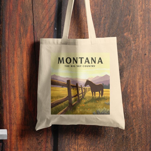 Tote Bag Vintage Montana (Créateur téléchargé)