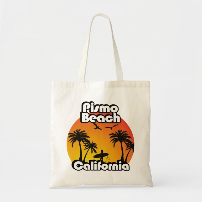 Tote Bag Vintage Pismo Beach Californie (Devant)