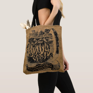 Tote Bag Vintage Russe Faux Burlap Bean Sack