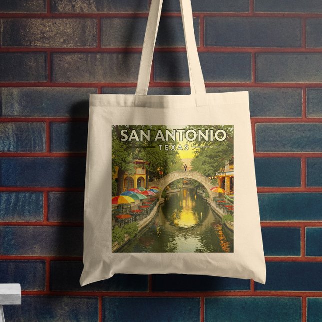 Tote Bag Vintage San Antonio Texas (Créateur téléchargé)
