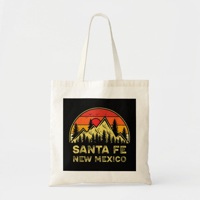Tote Bag Vintage Santa Fe Nouveau-Mexique (Devant)