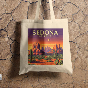 Tote Bag Vintage Sedona Arizona